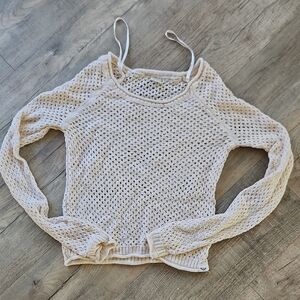 Roxy Ivory Knit Top